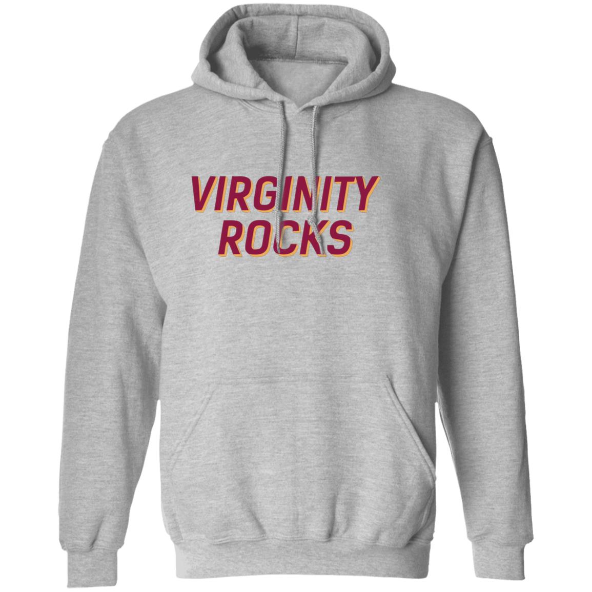 Virginity rocks blue hoodie Clearance