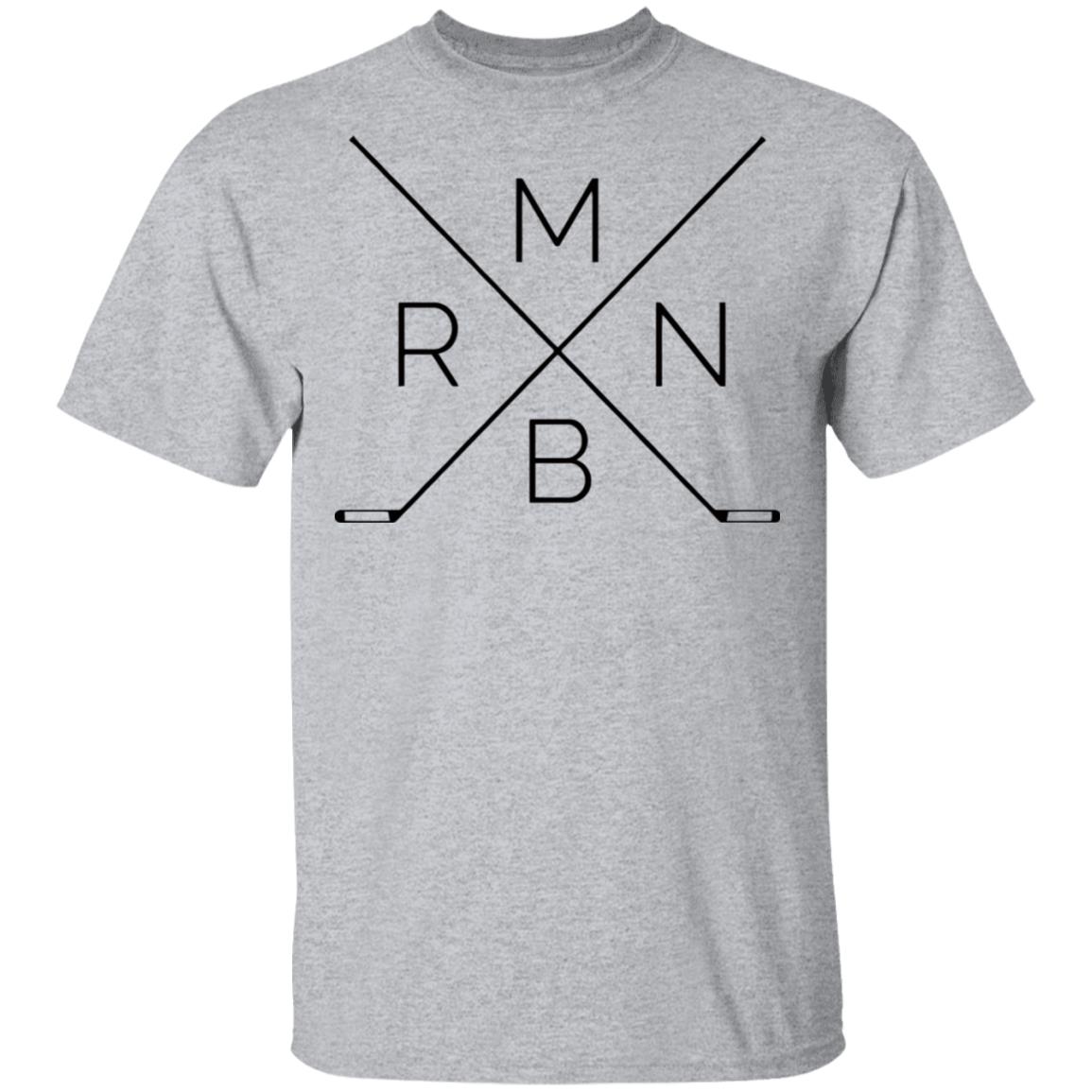 Spreadshirt Rmnb Crossed Sticks Hoodie The Rmnb Hooded Sweatshirt and Merch Store Rmnb Crossed