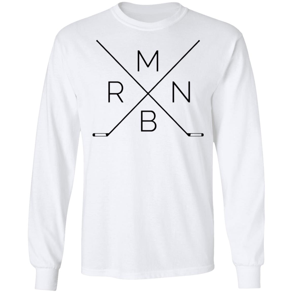 Spreadshirt Rmnb Crossed Sticks Hoodie The Rmnb Hooded Sweatshirt and Merch Store Rmnb Crossed