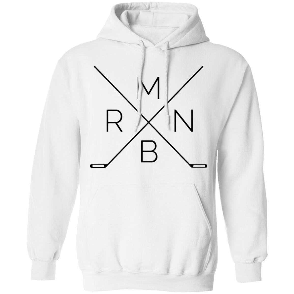 Spreadshirt Rmnb Crossed Sticks Hoodie The Rmnb Hooded Sweatshirt and Merch Store Rmnb Crossed