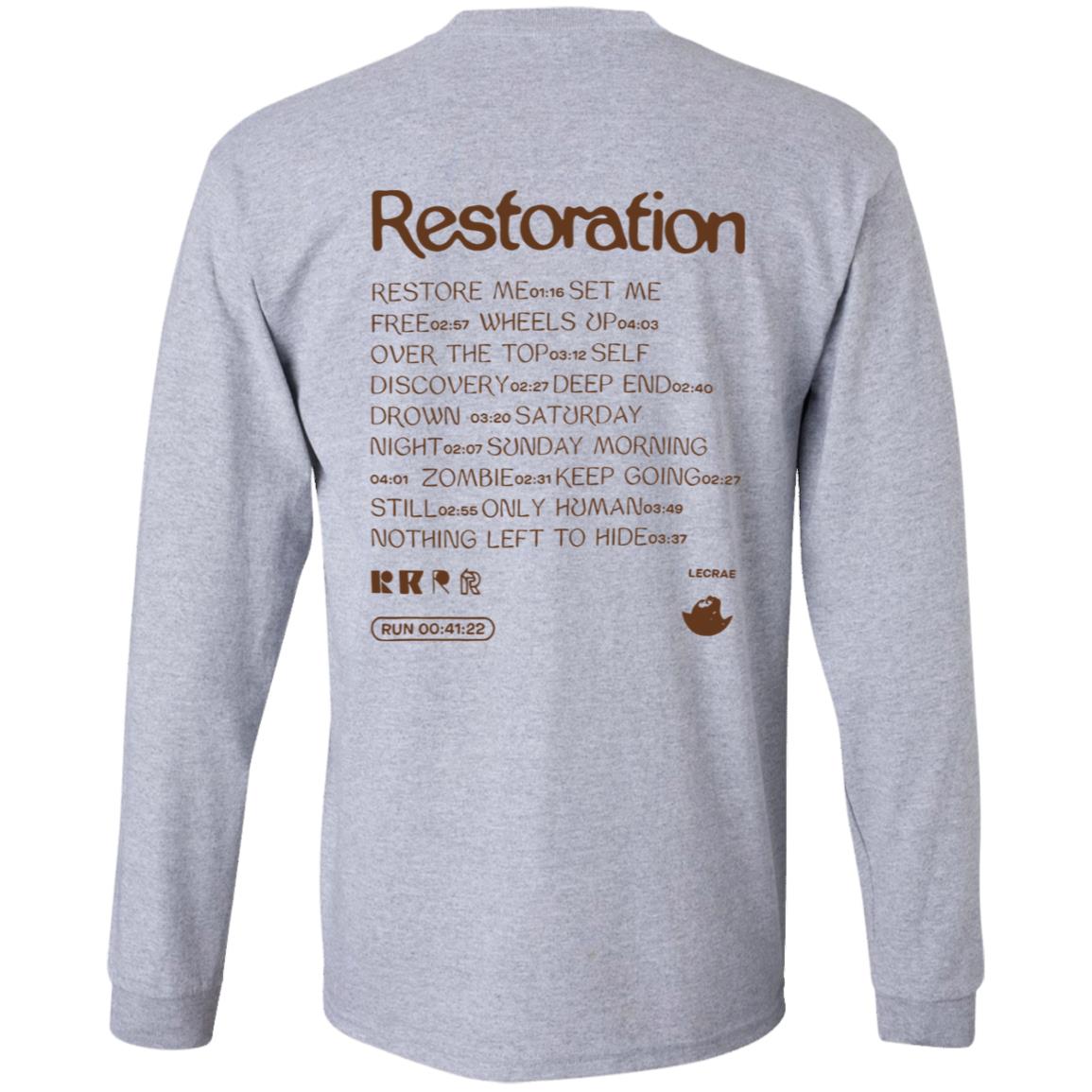 Lecrae Merch Restoration Tee Shirt Lecrae Merch Restoration Tee Shirt