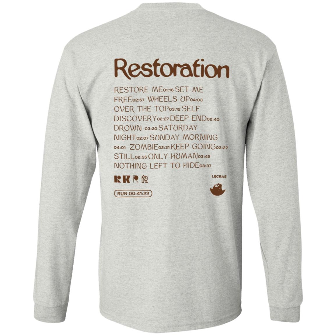Lecrae Merch Restoration Tee Shirt Lecrae Merch Restoration Tee Shirt
