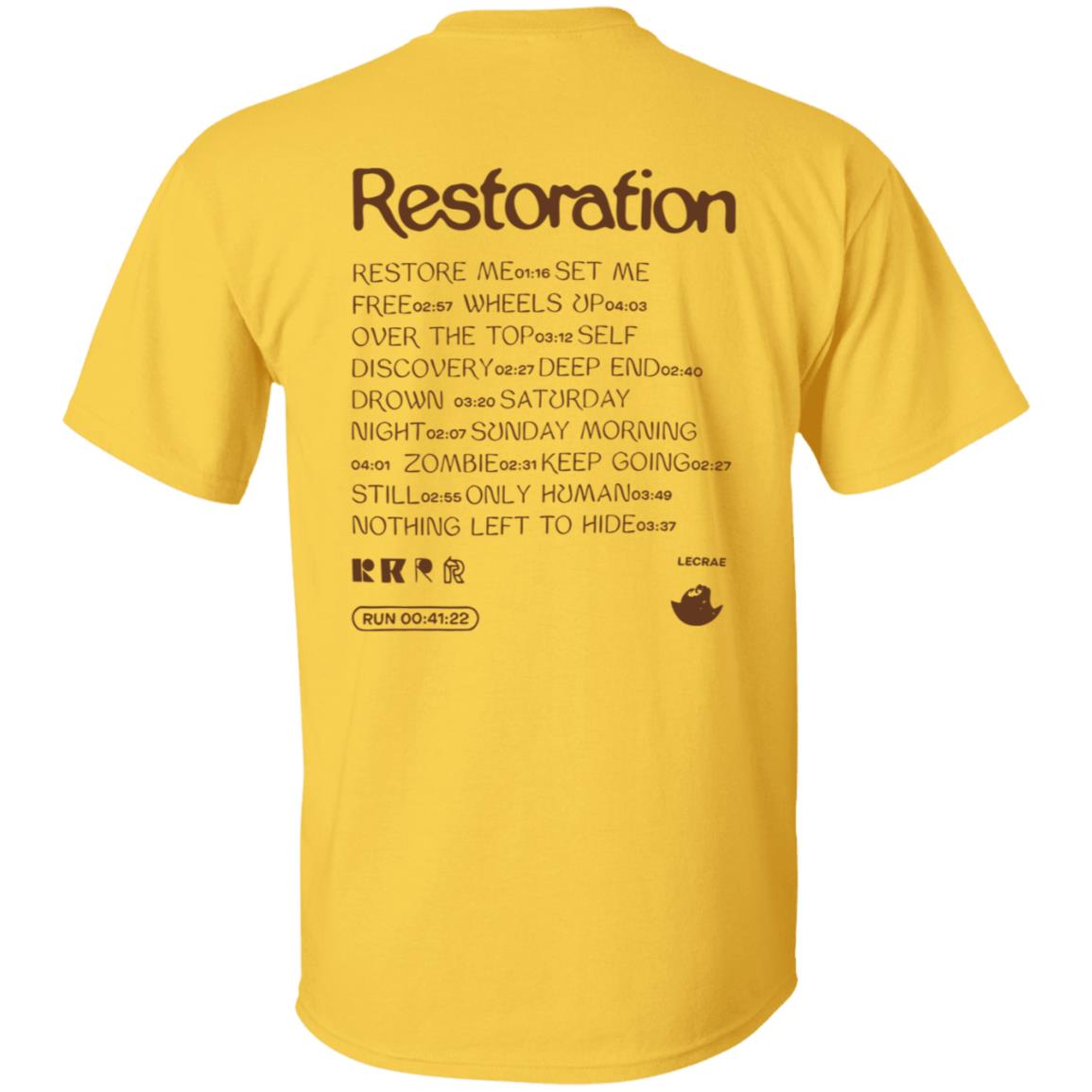 Lecrae Merch Restoration Tee Shirt Lecrae Merch Restoration Tee Shirt