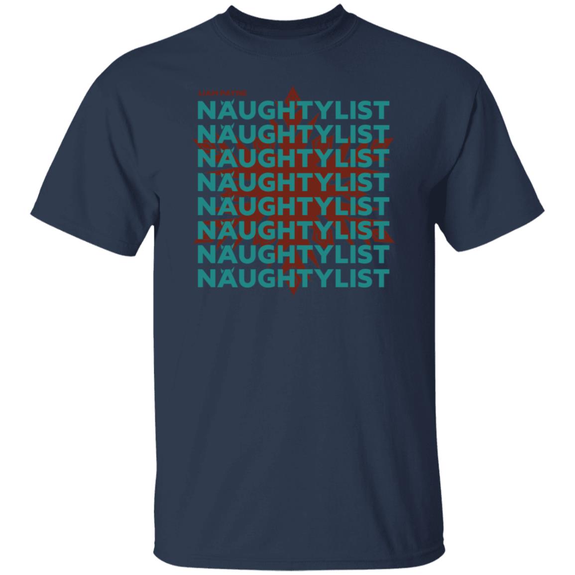 Liam Payne Merch Liam Payne Naughty List T Shirt Liam Payne Merch Liam Payne Naughty List T Shirt