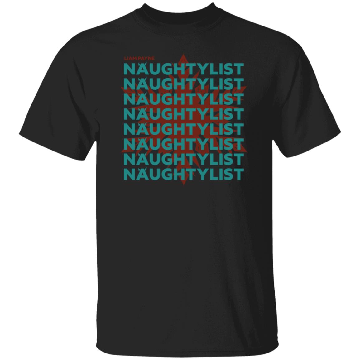 Liam Payne Merch Liam Payne Naughty List T Shirt Liam Payne Merch Liam Payne Naughty List T Shirt