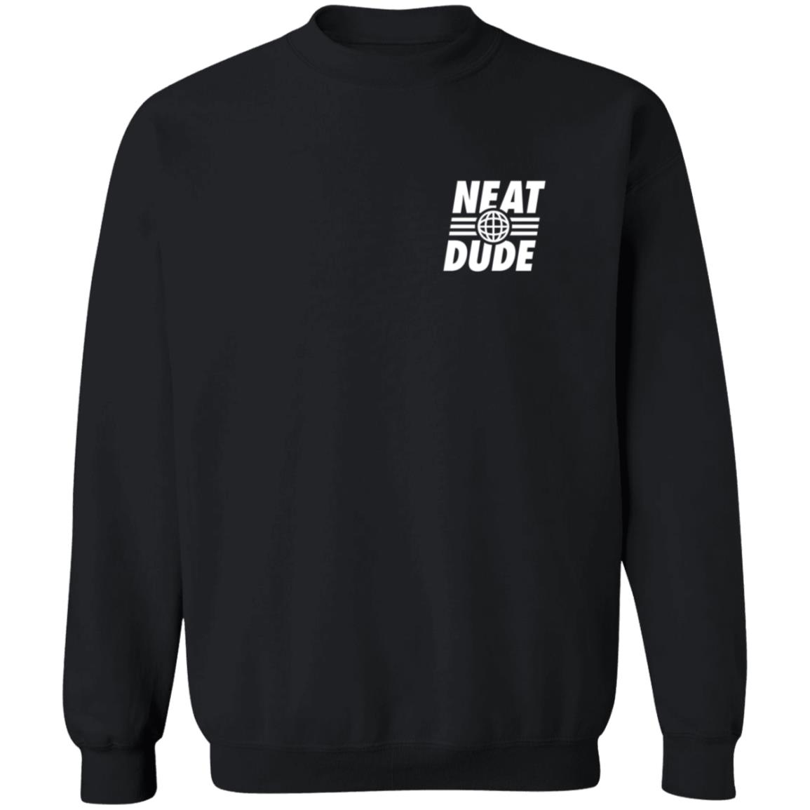 Neat Dude Merch Globe Neat Dude Tee Black Neat Dude Merch Globe Neat Dude Tee Black