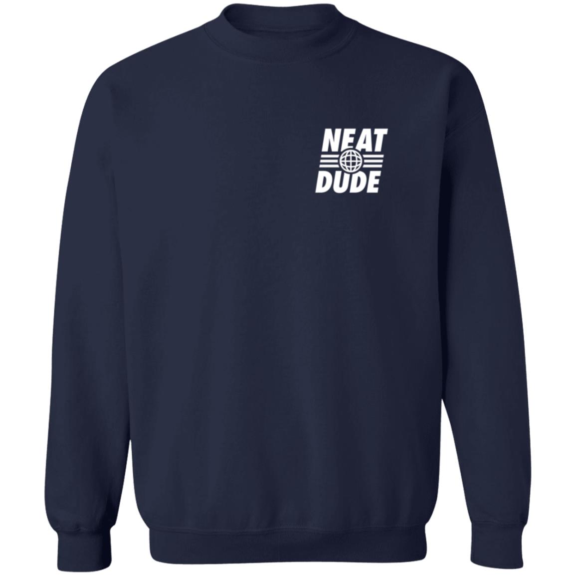 Neat Dude Merch Globe Neat Dude Tee Black Neat Dude Merch Globe Neat Dude Tee Black