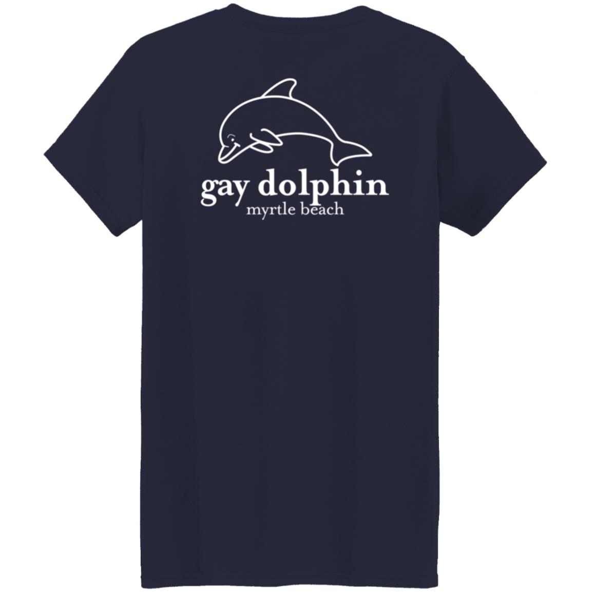Gay Dolphin Myrtle Beach T-Shirt Jeff Heimbrock Gay Dolphin Myrtle Beach T-Shirt Jeff Heimbrock