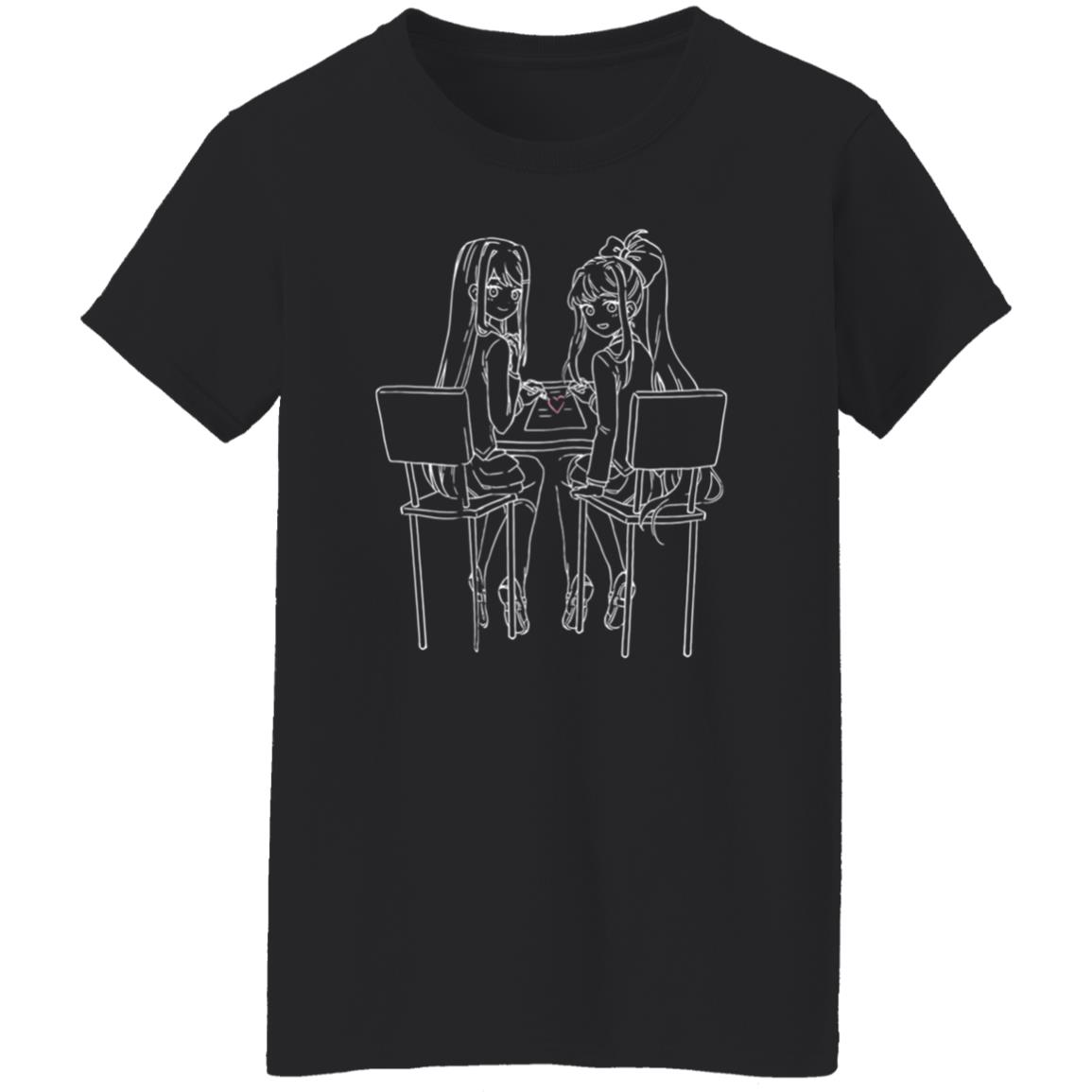 Omori Merch Omocat Reflection Black T Shirt Omori Merch Omocat Reflection Black T Shirt