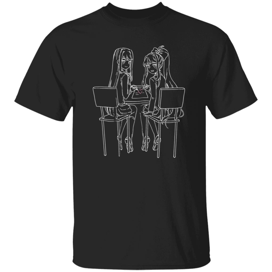 Omori Merch Omocat Reflection Black T Shirt Omori Merch Omocat Reflection Black T Shirt