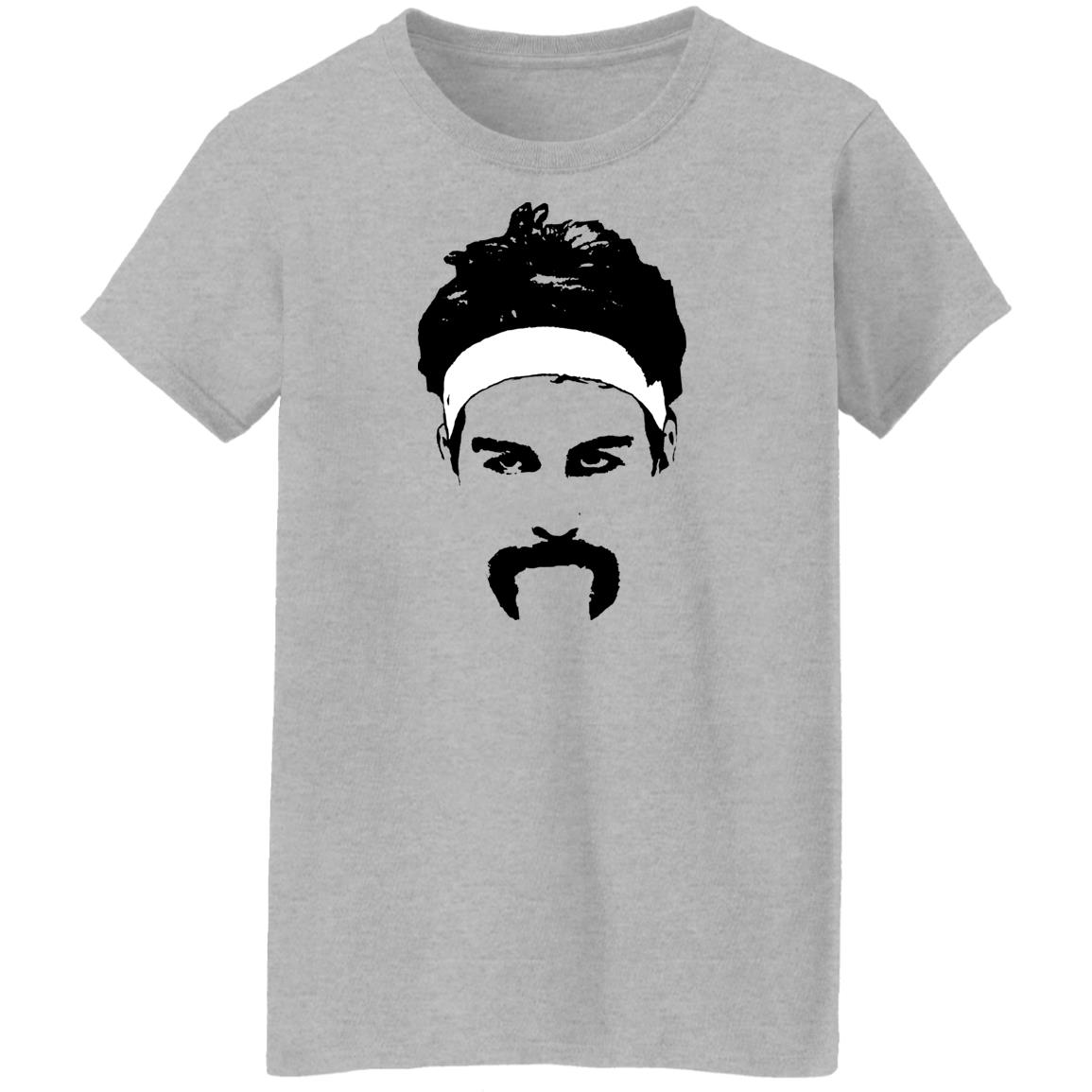 Drew Timme Mustache Big Head Silhouette Gonzaga Fan Shirt